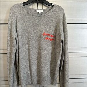 Grey Cashmere Sweater